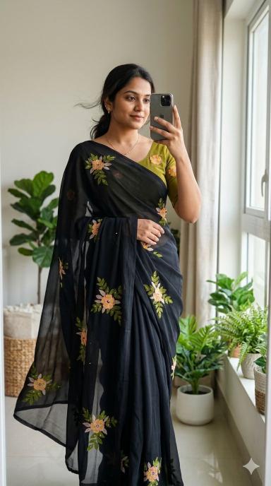 Svara multi work saree business in home